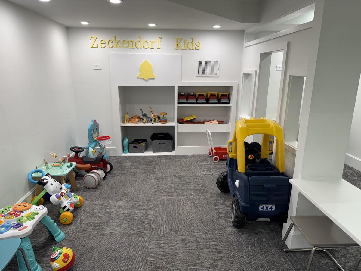 Inside the Zeckendorf Kids playroom